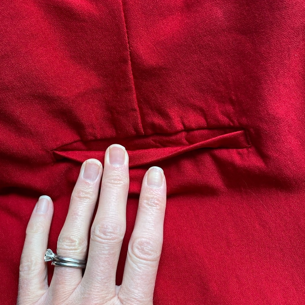 crosby. red dress pants (8) WORN ONCE, like new! - Picture 6 of 9